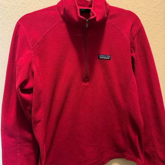 Patagonia Women's Vibrant Red Half-Zip Pullover - Picture 1 of 6